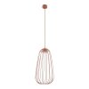 Lampa wisząca kolor ceglany ażurowa druciana owalna minimalistyczna loftowa uniwersalna klasyczna SPHERA S 11308 TK-LIGHTING